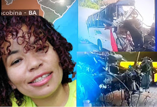 Morre mais uma vítima do tráfico acidente com micro-ônibus de Jacobina na BR 324