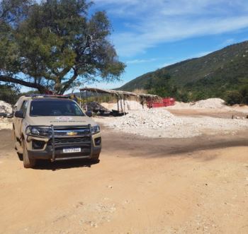 PM desmonta garimpo ilegal em Oliveira dos Brejinhos