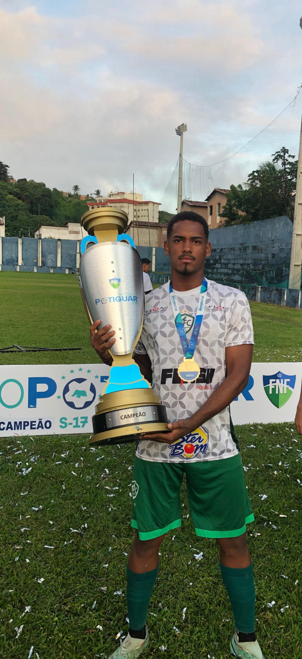 Atleta Wagnerense é campeão Estadual S-17 pelo Alecrin/RN