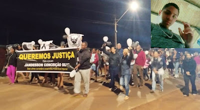 Bonito: Passeata por justiça é realizada durante o sepultamento de jovem morto após agressão do pai