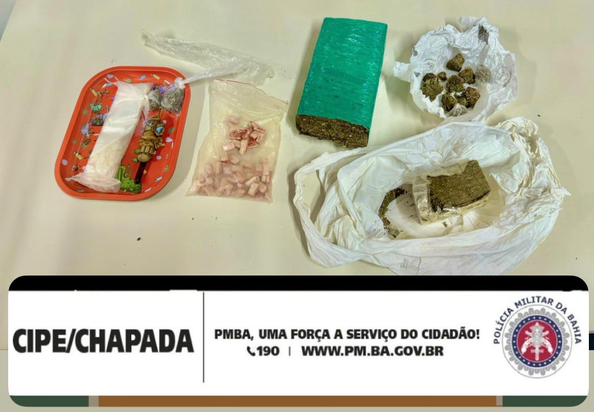 Guarnições da CIPE Chapada encontram grande quantidade de drogas em Mucugê