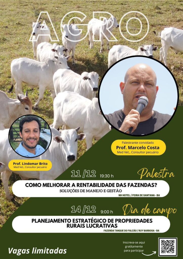 Evento em Feira de Santana e Ruy Barbosa reúne consultores pecuários e produtores rurais