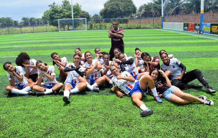 Seleção Feminina de Baixa Grande goleia Mairi e assume liderança do Grupo A